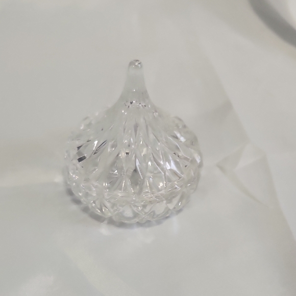 Source Unknown Crystal Clear Holder Previous Use Rings -glass - Picture 1 of 5